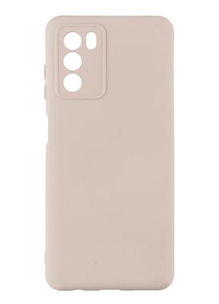 Чехол silicone cover с рамкой камеры (a) для zte v40 vita pink sand розовый песок