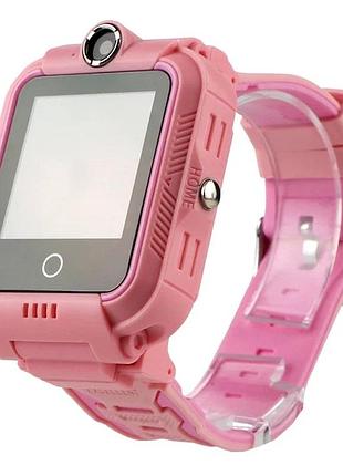 Детские смарт часы xo h110 kids smart watch video call наличие wi-fi/bluetooth с поддержкой сети 4g pink