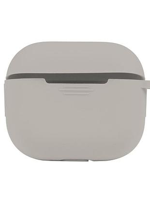 Чехол с карабином silicone case airpods 3 stone