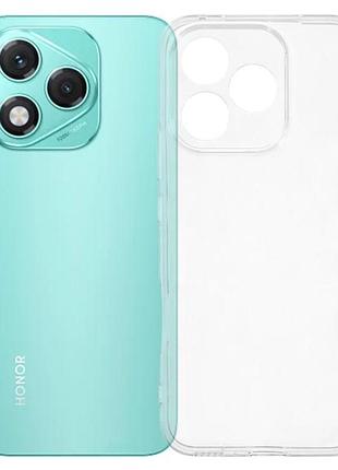 Чохол tpu transparent 1.5 мм із захистом камери для honor 400 lite, прозорий захисний кейс безбарвний