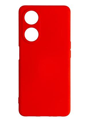Чехол silicone cover с рамкой камеры (a) для oppo a98 red