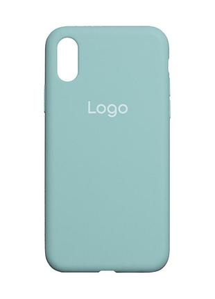 Чехол original full size для apple iphone xs max sea blue