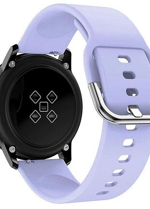 Ремешок universal 20 mm silicone design samsung/amazfit/huawei elegant purple