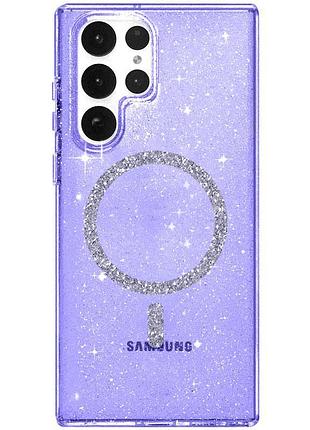 Чехол tpu eclipse sparkle (magfit) для samsung galaxy s26 ultra стильный защитный кейс с мерцающим эффектом sparkle и поддержкой