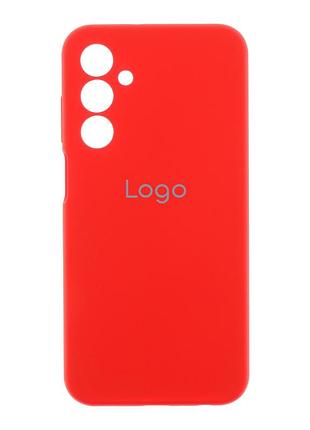 Чохол-накладка liquid silicone (aa) із захистом на камеру для samsung galaxy m35 5g red