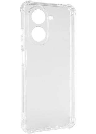 Tpu чохол getman ease logo посилені кути full camera для xiaomi redmi a5 / poco c71 безбарвний (прозорий)