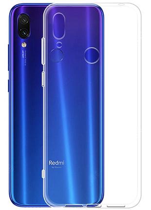 Tpu чехол epic transparent 1,5mm full camera для xiaomi redmi note 7 / note 7 pro / note 7s бесцветный (прозрачный)