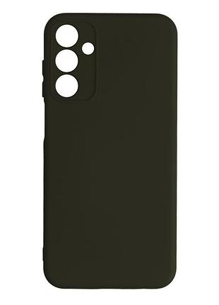 Чехол с рамкой камеры silicone cover a samsung galaxy s24 plus 5g/s926 dark green