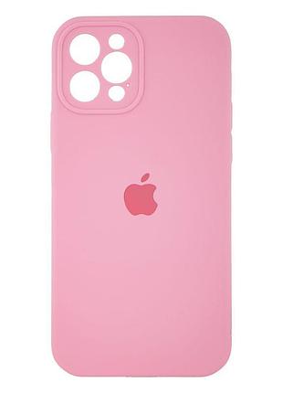 Чехол original full size with frame для apple iphone 12 pro light pink