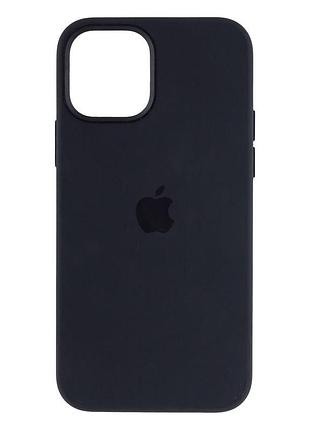 Чохол посиленого захисту magsafe silicone для apple iphone 12 pro max black