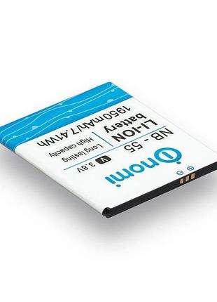 Аккумуляторная батарея quality nb-55 для nomi i505 jet