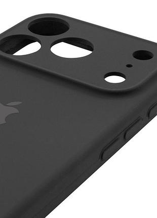 Чехол silicone case full camera protective (aa) для apple iphone 17 pro (6.3") черный / black 4