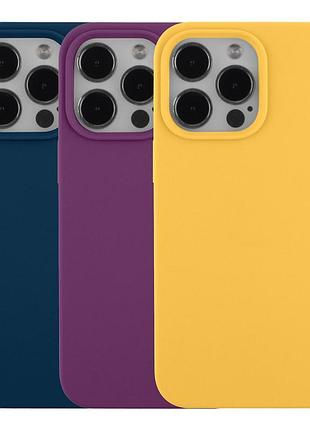 Чехол soft silicone case full size для iphone 14 pro max силиконовая панель-накладка для телефона iphone 14 pro max black 2