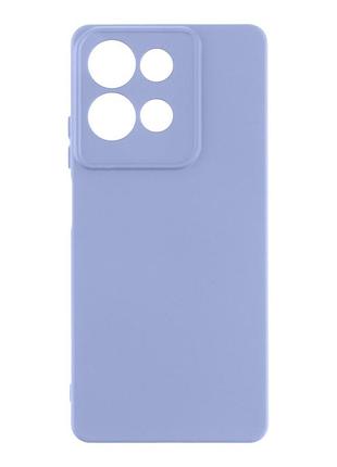 Чохол silicone cover з рамкою камери (a) для motorola g75 lilac