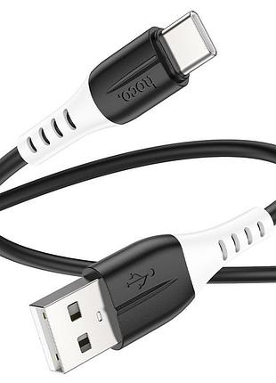 Экономичный силиконовый кабель hoco. x82 usb на type- 3a 1.0 м/3.28ft black