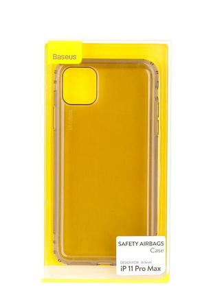 Чехол baseus arapiph65s apple iphone 11 pro max transparent black 2