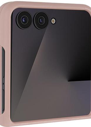 Чехол lakshmi foldables silicone cover (качество aaa) для motorola razr 50, защитный силиконовый кейс из двух частей для складного