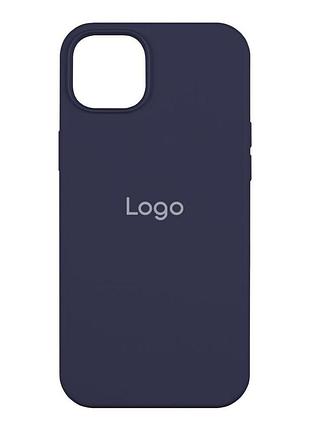Чехол spase silicone case full size aa iphone 15 plus deep navy