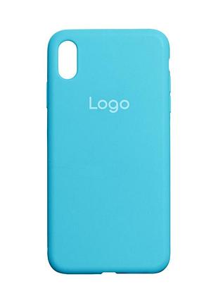 Чехол original full size для apple iphone xs blue