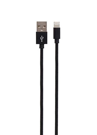 Кабель usb hoco x35 premium charging usb - lightning 2.4a 0.25m чорний
