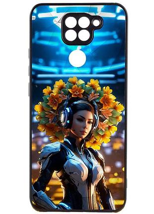 Tpu+pc чохол prisma ladies для xiaomi redmi note 9 / redmi 10x cyberpunk