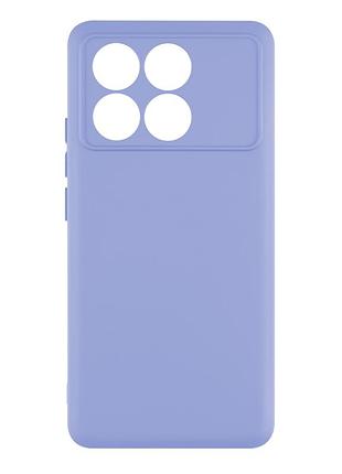 Чохол silicone cover з рамкою камери (a) для infinix note 40 pro lilac