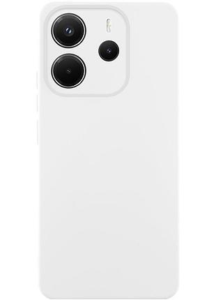 Чехол silicone cover lakshmi full camera (aaa) для xiaomi redmi note 14 4g (europe version) белый / white