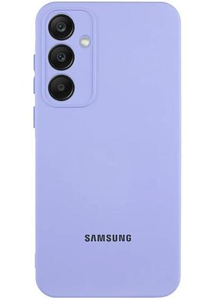 Чехол silicone cover lakshmi full camera (aa) with logo для samsung galaxy s25 сиреневый / dasheen