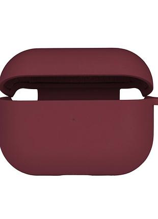 Чехол silicone case с микрофиброю для airpods pro rose red