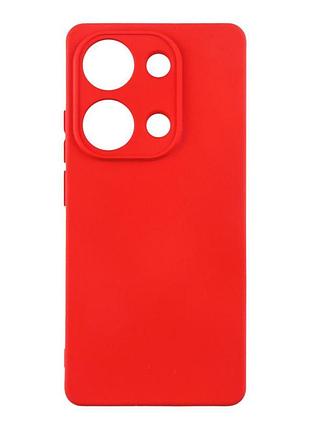 Чехол с рамкой камеры silicone cover a xiaomi redmi note 13 5g red