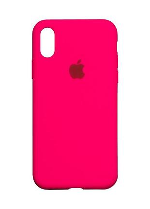 Чохол original full size для apple iphone xs max shiny pink