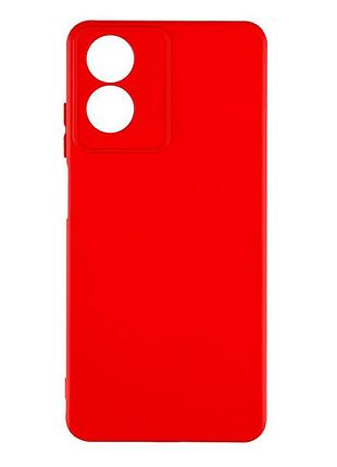 Чохол з рамкою камери silicone cover a motorola g04 / g04s red (35808_3605237)