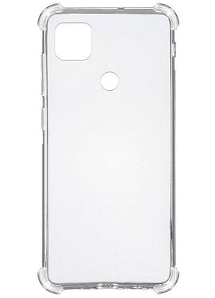Tpu чехол getman ease logo усиленные углы для xiaomi redmi 9c бесцветный (прозрачный)