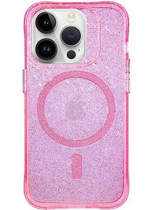Чохол tpu radiance with magsafe для apple iphone 14 pro max (6.7") pink