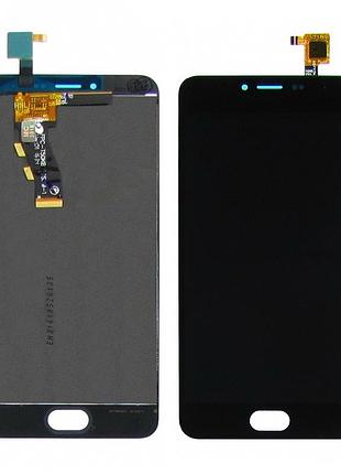 Дисплей для meizu m3 mini m688 с сенсором черный (dh0722)