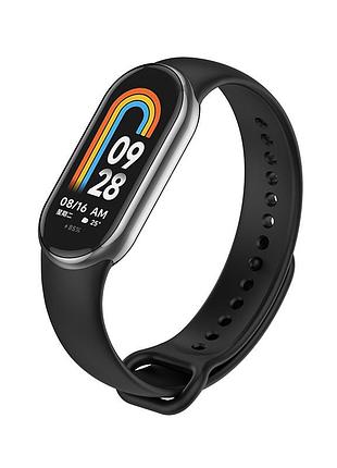 Силиконовый ремешок original design для xiaomi mi band 5 / mi band 6 / mi band 7 black