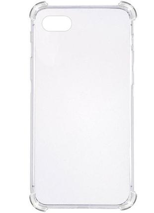 Tpu чохол getman ease logo посилені кути для apple iphone 6/6s (4.7") безбарвний (прозорий)