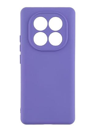 Чехол с рамкой камеры silicone cover a xiaomi redmi note 14 pro+ 5g elegant purple (37025_3610045)