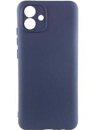 Чохол tpu getman liquid silk full camera для samsung galaxy a07 синій / midnight blue