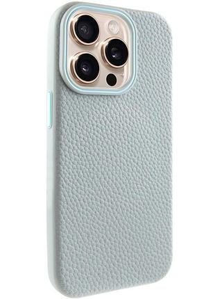 Чохол syndee magsafe для iphone 15 pro max (айфон 15 про макс) wave blue