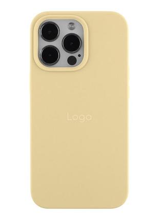 Чохол silicone case (aa) для iphone 13 pro max crem yellow