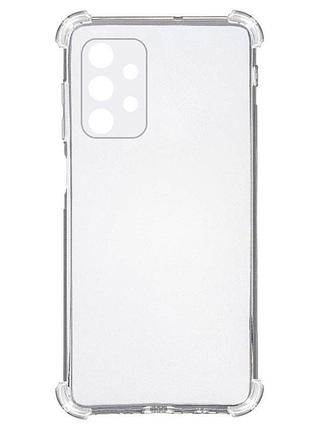 Tpu чохол getman ease logo посилені кути full camera для samsung galaxy a23 4g безбарвний (прозорий)