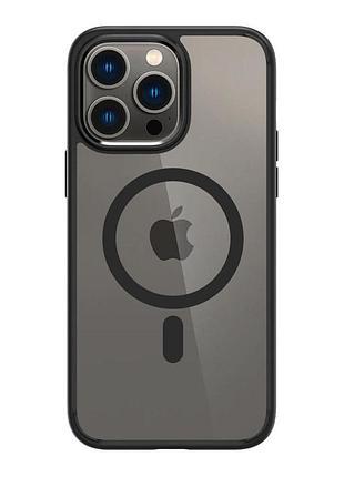 Чехол накладка spigen ultra hybrid magsafe apple iphone 13 pro max black (34285_3605921)