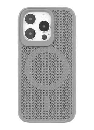 Классический чехол aerocool tpu pc magsafe для apple iphone 14 pro max grey