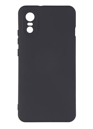 Чехол с рамкой камеры silicone cover a для zte a31 dark blue