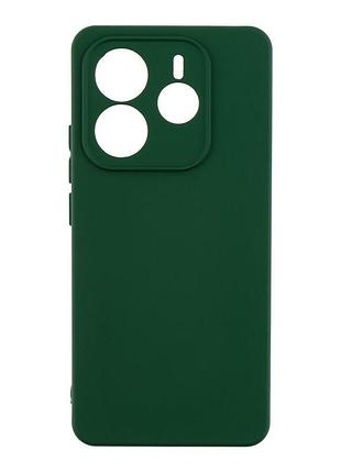 Чехол с рамкой камеры silicone cover a xiaomi redmi note 14 5g dark green (37023_3610029)