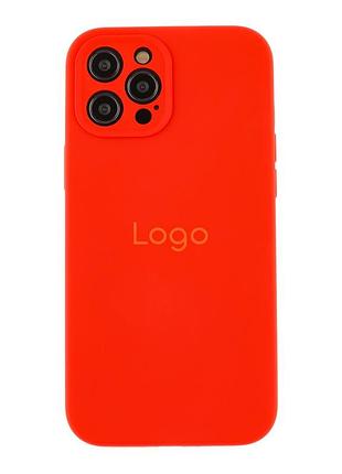 Чохол original full size with frame для apple iphone 12 pro max red