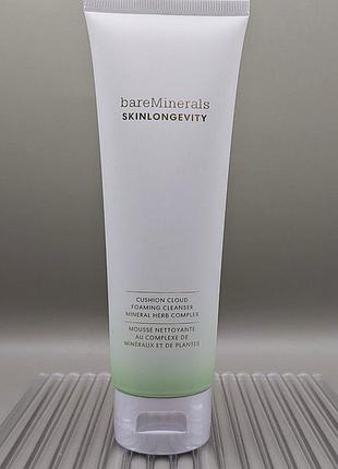 Bareminerals skinlongevity cushion cloud foaming cleanser (120 ml)