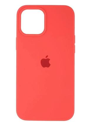 Чехол silicone case (aa) для iphone 12 pro max flamingo