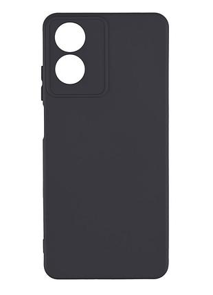 Чохол silicone cover з рамкою камери (a) для motorola e14 dark blue